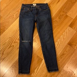 J. Crew toothpick jeans